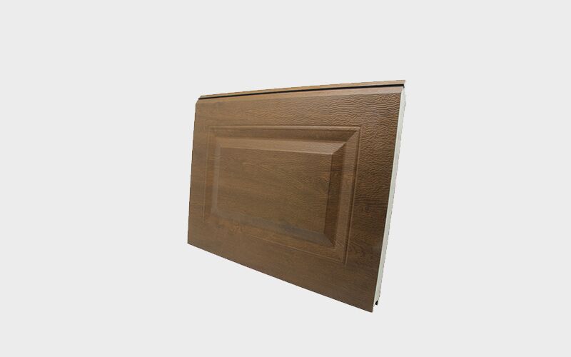 ahşap renkli göbekli sandviç panel