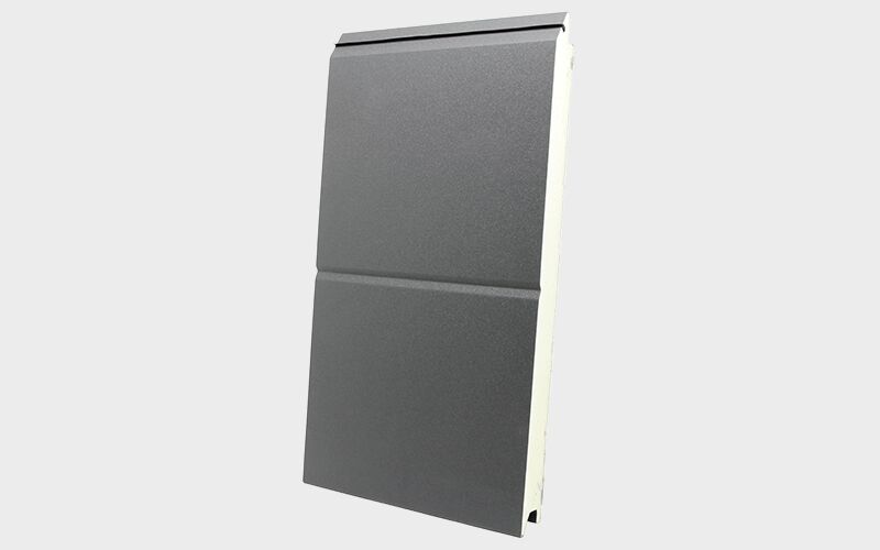 oluklu antrasit gri ral 7016 sandviç panel